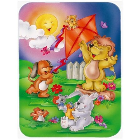 SKILLEDPOWER Play Time Animals Mouse Pad; Hot Pad or Trivet SK254301